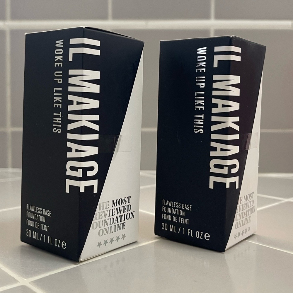 (2) IL MAKIAGE #10 Flawless Base Foundation WOKE UP LIKE THIS Series CL
